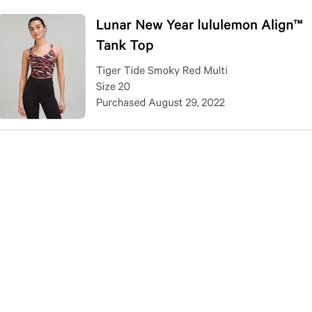 Lululemon Align tank